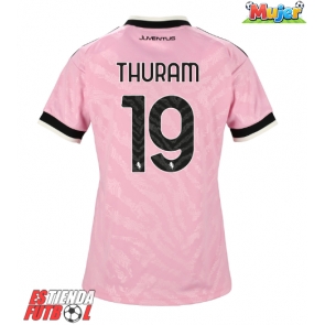 Juventus Khephren Thuram #19 Segunda Equipación Mujer 2026-27 Manga Corta